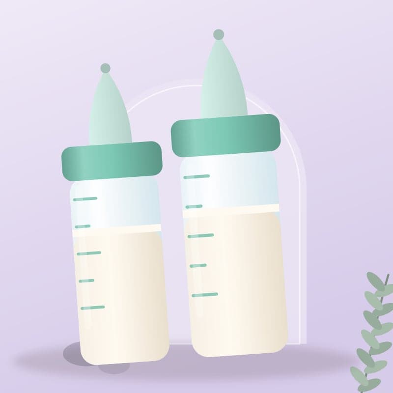 Silicone Baby Feeding Bottle Set 2