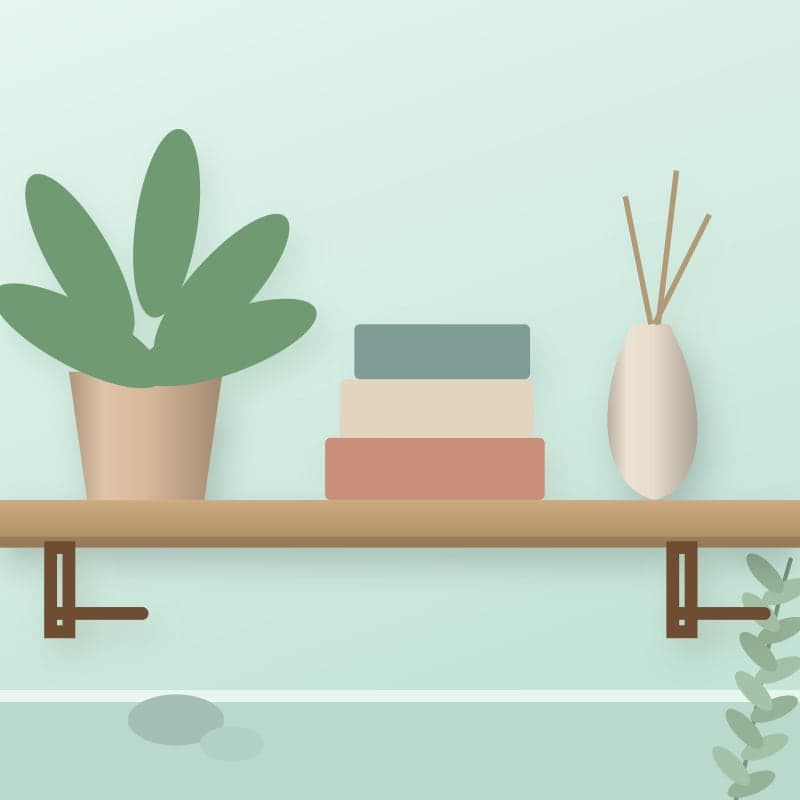 Wooden Wall Shelf 2